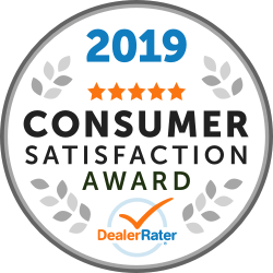 2019 DealerRater Consumer Satisfaction Award