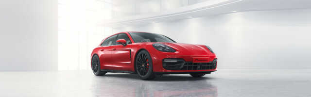 red Porsche