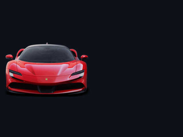 red Ferrari