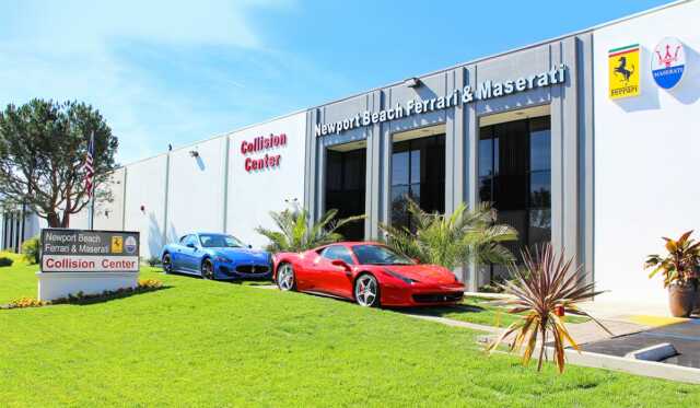 Newport Beach Maserati Collision Center building