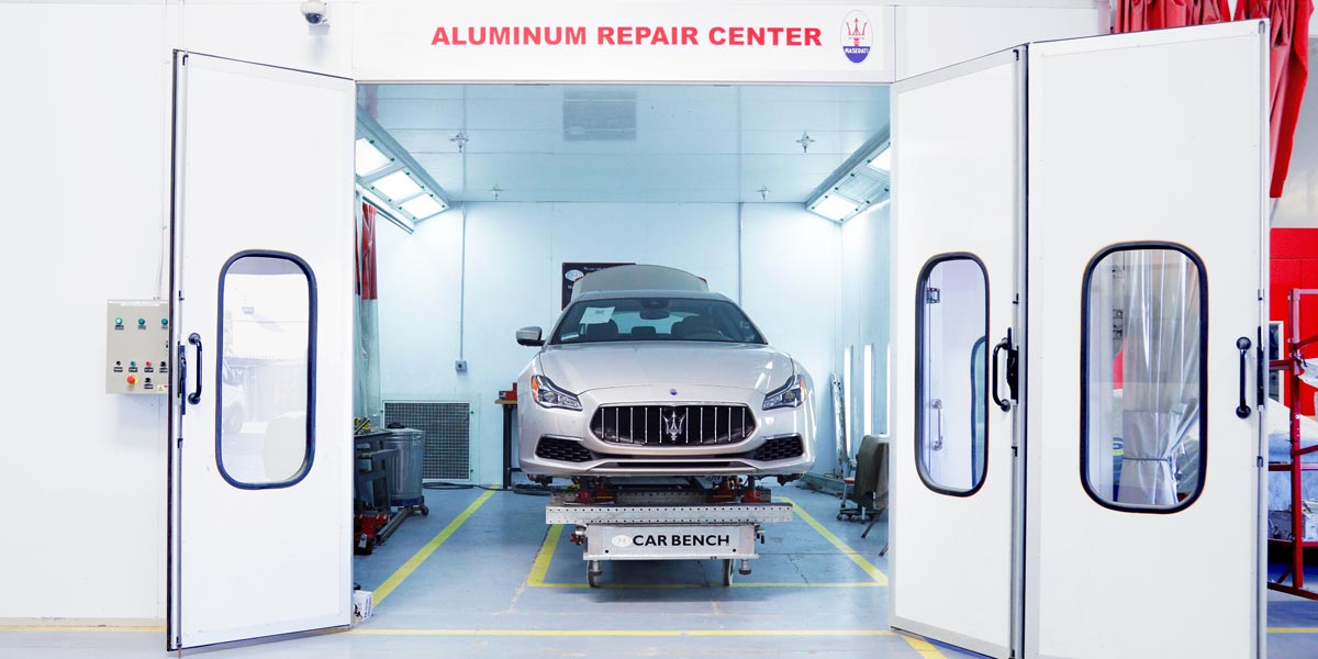 Maserati aluminum repair center