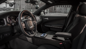 INTERIOR: Interior shot of the 2015 Dodge Charger Pursuit